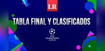 Tabla de posiciones Champions League 2024-25: clasificados y resultados de los partidos de hoy Tabla de posiciones Champions League 2024-25: clasificados y resultados de los partidos de hoy