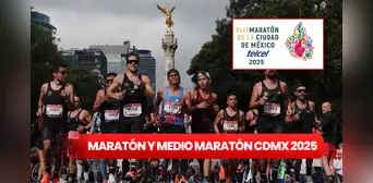 Maratón y Medio Maratón CDMX 2025: inscripciones abiertas, costos, recorrido y fechas oficiales Maratón y Medio Maratón CDMX 2025: inscripciones abiertas, costos, recorrido y fechas oficiales