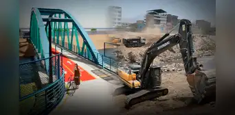 El puente de 60 metros sobre el río Rímac que unirá San Juan de Lurigancho con El Agustino: así avanzan las obras El puente de 60 metros sobre el río Rímac que unirá San Juan de Lurigancho con El Agustino: así avanzan las obras