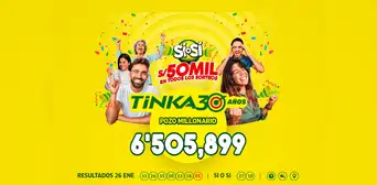 Resultados de La Tinka de este miércoles 29 de enero: números ganadores, premios y el Pozo Millonario