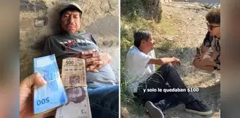 Tiktoker donó 6.000 dólares a indigente para emprender, pero lo encuentra otra vez en la calle: "Lo gastó en 1 día" Tiktoker donó 6.000 dólares a indigente para emprender, pero lo encuentra otra vez en la calle: "Lo gastó en 1 día"