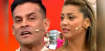Christian Domínguez estalla contra Karla Tarazona por pedirle pasar por la prueba del polígrafo: "¡Por favor!"