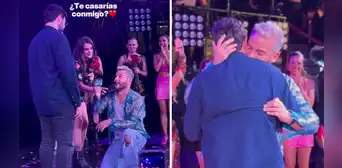 Adolfo Aguilar le pide matrimonio en vivo a su novio José Ortiz, tras un año juntos: "Cuando encuentras a la persona indicada"