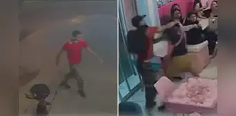 Mendigo ataca con cuchillo y golpea a mozo que le impidió pedir limosna dentro de restaurante en Trujillo Mendigo ataca con cuchillo y golpea a mozo que le impidió pedir limosna dentro de restaurante en Trujillo