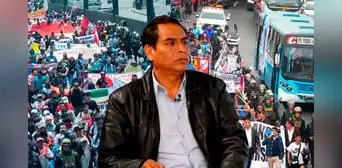 Julio Campos pide que gremios se sumen a las protestas contra la extorsión este 6 de febrero: "80% de transportistas paga cupo" Julio Campos pide que gremios se sumen a las protestas contra la extorsión este 6 de febrero: "80% de transportistas paga cupo"