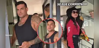 Filtran video de Christian Domínguez 'huyendo' de sorpresa para él y Pamela López en Cusco: "Se fue corriendo"