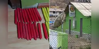 Detienen a dos policías con gran cantidad de dinamita y material explosivo en La Libertad