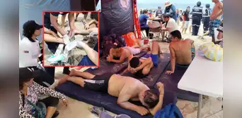 Piura: más de 50 bañistas sufren picaduras de rayas y son atendidos en playa de Paita Piura: más de 50 bañistas sufren picaduras de rayas y son atendidos en playa de Paita