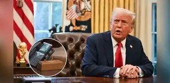 Qué es el "botón de Coca Light" que Trump reinstaló en el Despacho Oval de la Casa Blanca tras su regreso al poder Qué es el "botón de Coca Light" que Trump reinstaló en el Despacho Oval de la Casa Blanca tras su regreso al poder