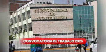Sueldos de hasta S/3.500 en convocatoria de trabajo con más de 500 vacantes en la Municipalidad de Puente Piedra: estos son los requisitos Sueldos de hasta S/3.500 en convocatoria de trabajo con más de 500 vacantes en la Municipalidad de Puente Piedra: estos son los requisitos
