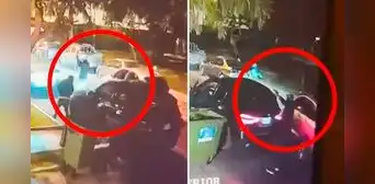Vecinos trataron de frustar robo en exclusiva zona de Miraflores, pero delincuentes armados los amenazan con disparar y huyen con botín Vecinos trataron de frustar robo en exclusiva zona de Miraflores, pero delincuentes armados los amenazan con disparar y huyen con botín