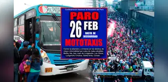 Mototaxistas también realizarán paro en febrero ante aumento de criminalidad Mototaxistas también realizarán paro en febrero ante aumento de criminalidad
