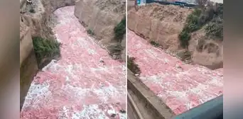 Extraño fenómeno cambia de color el Río Rímac: Sedapal se pronuncia sobre este inusual tono rojo del agua Extraño fenómeno cambia de color el Río Rímac: Sedapal se pronuncia sobre este inusual tono rojo del agua