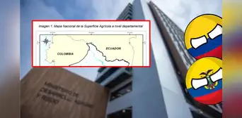 Midagri confunde los nombres de Ecuador y Colombia en mapa publicado en documento oficial del Gobierno peruano Midagri confunde los nombres de Ecuador y Colombia en mapa publicado en documento oficial del Gobierno peruano