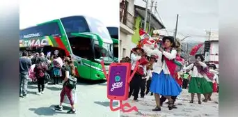 Yape lanza descuento del 30% para comprar pasajes de bus en regiones del Perú por carnavales: ¿cómo aprovechar la oferta? Yape lanza descuento del 30% para comprar pasajes de bus en regiones del Perú por carnavales: ¿cómo aprovechar la oferta?