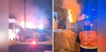 Incendio de grandes proporciones en Cercado de Lima moviliza a 12 unidades del Cuerpo General de Bomberos