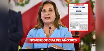 Nombre del año 2025, según El Peruano: revisa aquí la denominación oficial para qué se utiliza en nuestro país