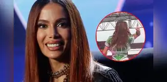 Anitta pierde el control en pleno concierto y lanzó micrófonos a su equipo: clip viral genera polémica