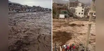 Huaico en Nasca: desborde de río afecta viviendas en el sur de Lima tras intensas lluvias Huaico en Nasca: desborde de río afecta viviendas en el sur de Lima tras intensas lluvias