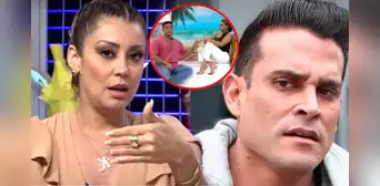 Karla Tarazona hace inesperado pedido a Christian Domínguez en vivo: “¿Ya vas a poner a mi nombre el departamento?”