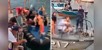 Joven madre y su hija mueren ahogadas tras hundimiento de bote en Chancay: 14 personas fueron rescatadas Joven madre y su hija mueren ahogadas tras hundimiento de bote en Chancay: 14 personas fueron rescatadas