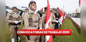Fuerza Aérea del Perú lanza nueva convocatoria de trabajo 2025 en Lima, Arequipa y más regiones con sueldos de más de S/ 2.000: así puedes participar