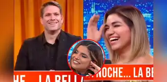 Naldy Saldaña, de 'La Bella Luz', pone nervioso a Paco Bazán en vivo por su gran parecido con Susana Alvarado
