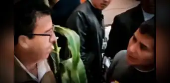 Periodista enfrenta a Edwin Martínez: congresista lo acusa de buscar violencia y comunicador responde que él es "una vergüenza para el país"