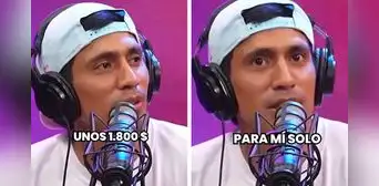 Gerardo Pe revela cuánto obtuvo en batallas de TikTok: "Llegué a ganar $1.800 en una sola noche"