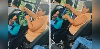 Mujer peruana aprovecha el tráfico para ir preparando su almuerzo y es viral: "El tiempo vale oro"