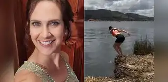 Emilia Drago se lanzó al lago Titicaca y sorprende a usuarios: “Ni los puneños”