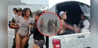 Madre fue detenida en playa Agua Dulce por intentar ahogar a su hijo: habría estado bajo efectos del alcohol