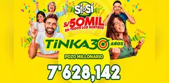 Resultados de La Tinka del domingo 9 de febrero: revisa los números ganadores, premios y el Pozo Millonario Resultados de La Tinka del domingo 9 de febrero: revisa los números ganadores, premios y el Pozo Millonario