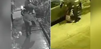 Atentado en Santa Anita: cámaras captan a sujetos incendiando auto familiar por presunta extorsión