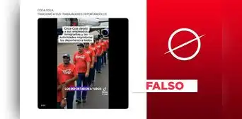 Video de trabajadores de Coca-Cola deportados de Estados Unidos es un montaje