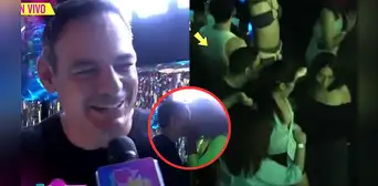 Mark Vito grita su soltería y es captado muy cariñoso con tres jóvenes en discoteca: "Mi corazón está roto, pero está disponible"