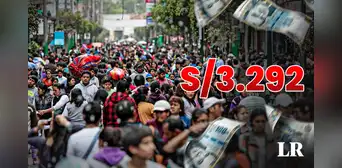 Peruanos necesitan un promedio de S/3.292 para vivir cómodos, según estudio