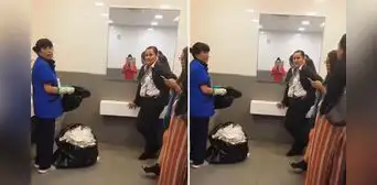 Trabajadora de limpieza es obligada a revisar basura de baño tras reclamo de clienta: caso genera indignación Trabajadora de limpieza es obligada a revisar basura de baño tras reclamo de clienta: caso genera indignación