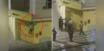 Intenta robar reflectores de tienda Mass y lo atrapan a los pocos minutos en Independencia