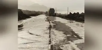 Arequipa: nuevo huaico bloquea Panamericana Sur y vehículos se encuentran varados
