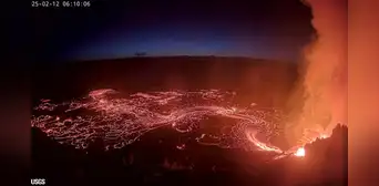El volcán Kilauea entra en erupción en Hawái y lanza lava a 100 metros de altura: estas son las impactantes imágenes