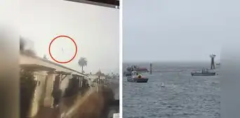 Tragedia en California: avión de combate estadounidense se estrella en el Puerto de San Diego