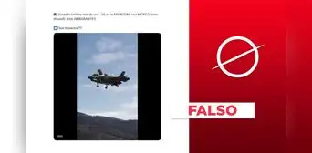 Video de un avión F-35 enviado por Estados Unidos a la frontera con México es un montaje Video de un avión F-35 enviado por Estados Unidos a la frontera con México es un montaje