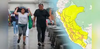 Fuertes lluvias en San Valentín: Senamhi emite alerta naranja en Lima y varias regiones del Perú por precipitaciones