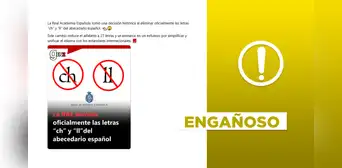 La RAE no eliminó las letras "ch" y "ll" del abecedario en 2025