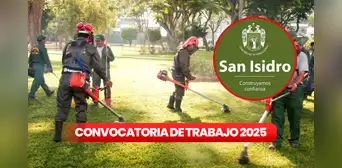 Trabajos en San Isidro para personas con primaria completa: municipalidad fija estos requisitos para postular a empleos este 2025 Trabajos en San Isidro para personas con primaria completa: municipalidad fija estos requisitos para postular a empleos este 2025