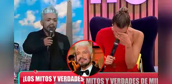 Imitador de Marcelo Tinelli le juega cruel broma a Milett Figueroa en vivo y casi la hace llorar:“No me hagan esto”