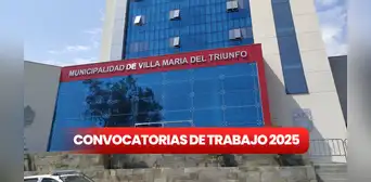 Si solo tienes secundaria completa: Municipalidad de Villa María del Triunfo ofrece 510 empleos con más de S/ 2.000 de sueldo