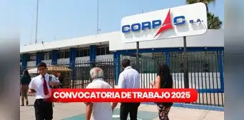 Corpac ofrece convocatoria de trabajo en febrero de 2025 con sueldos de hasta S/2.230: se puede postular en varias regiones del Perú Corpac ofrece convocatoria de trabajo en febrero de 2025 con sueldos de hasta S/2.230: se puede postular en varias regiones del Perú