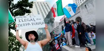 Arrestan a un joven de 14 años en Los Ángeles por apuñalar a otro en protesta contra política migratoria de Trump Arrestan a un joven de 14 años en Los Ángeles por apuñalar a otro en protesta contra política migratoria de Trump